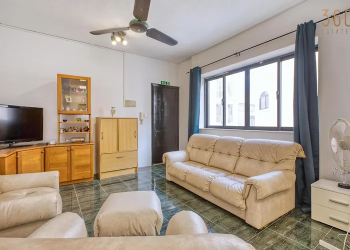 Comfortable 3br With Balcony, Ac & Wifi By 360 Estates Apartament Sliema